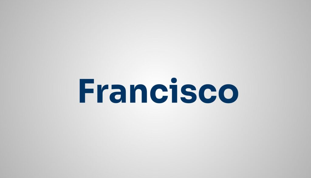 significado do nome Francisco
