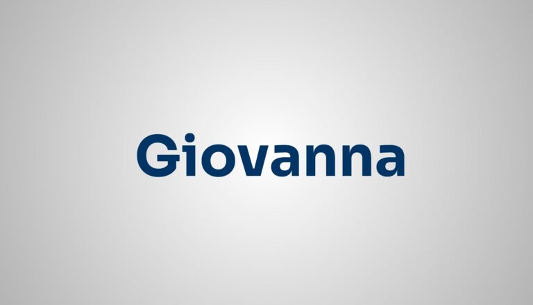 significado do nome Giovanna