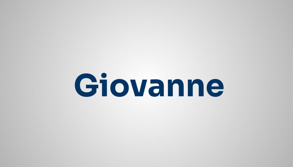 significado do nome Giovanne