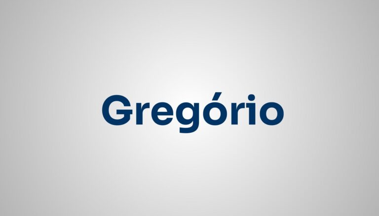 significado do nome Gregório