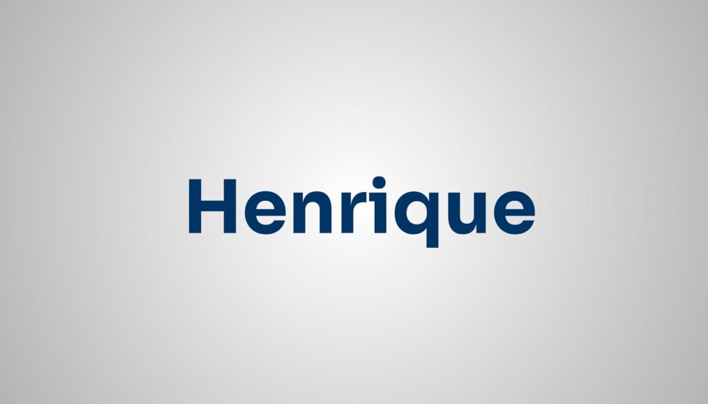 significado do nome Henrique