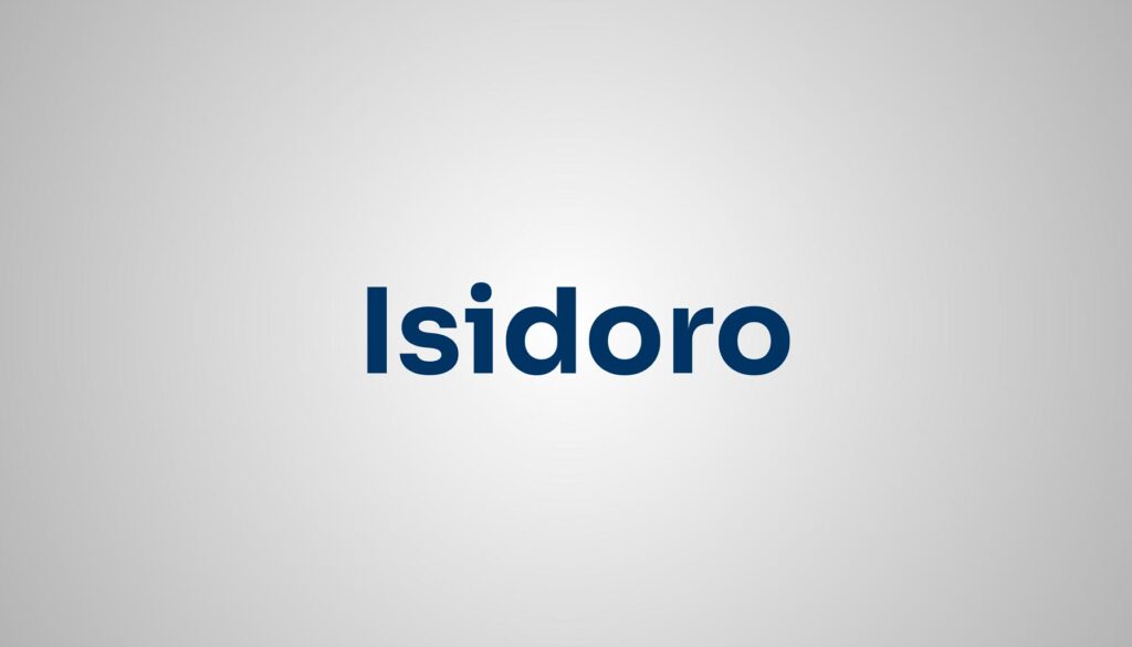 significado do nome Isidoro