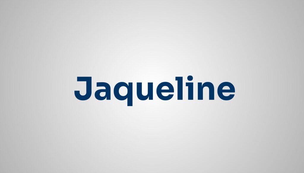significado do nome Jaqueline