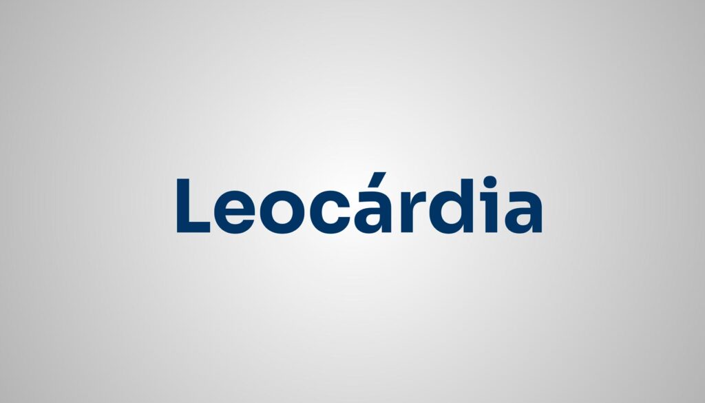 significado do nome Leocárdia