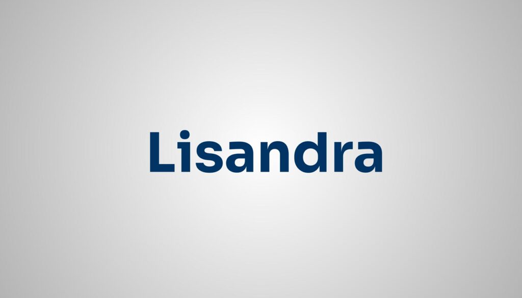 significado do nome Lisandra