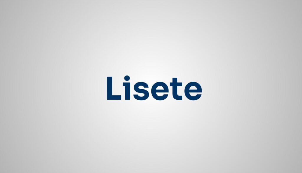 significado do nome Lisete