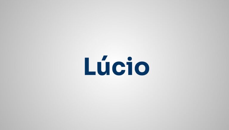 Significado do Nome Lúcio