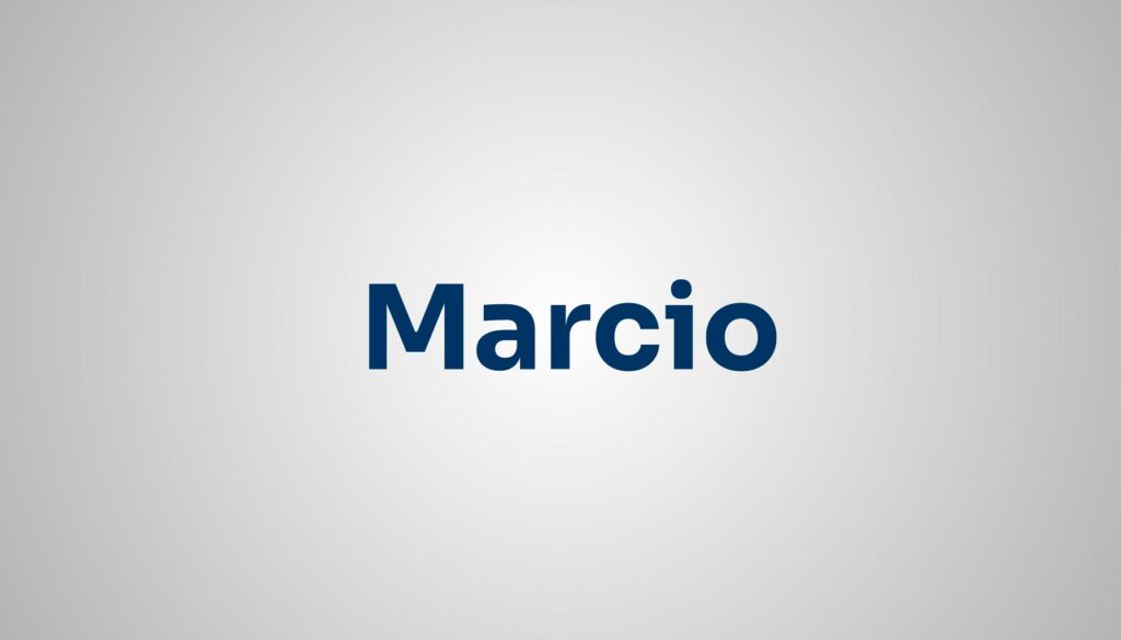significado do nome Marcio