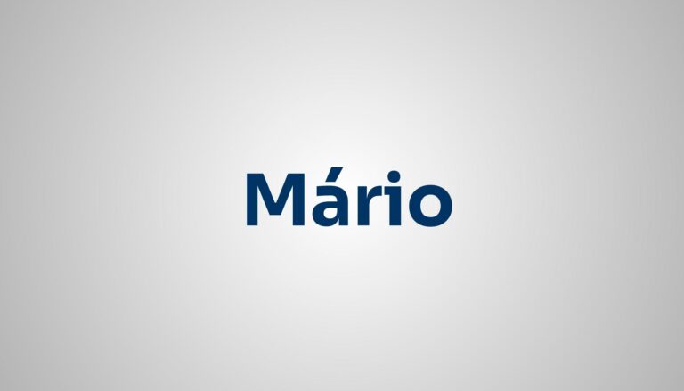 significado do nome Mário