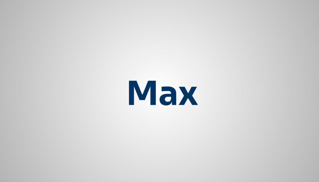 significado do nome Max