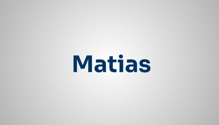 significado do nome Matias