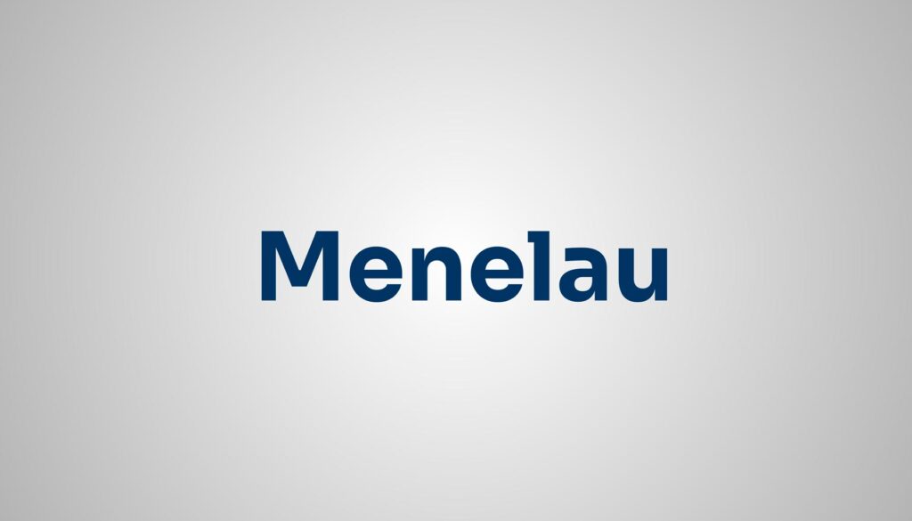 significado do nome Menelau