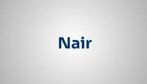 Significado do Nome Nair