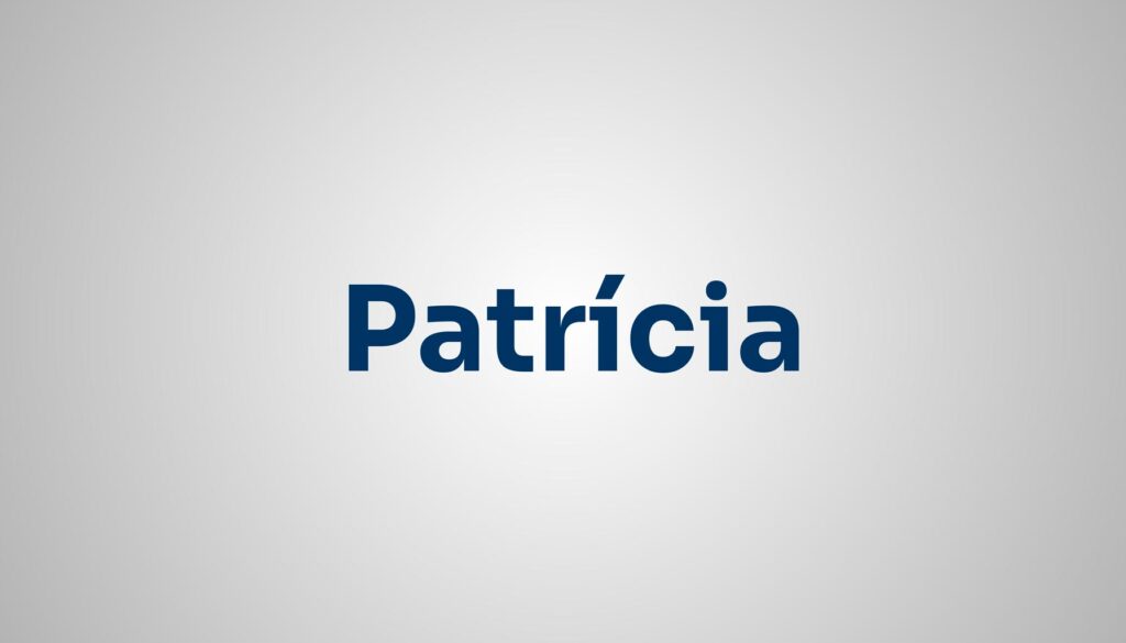 significado do nome Patrícia