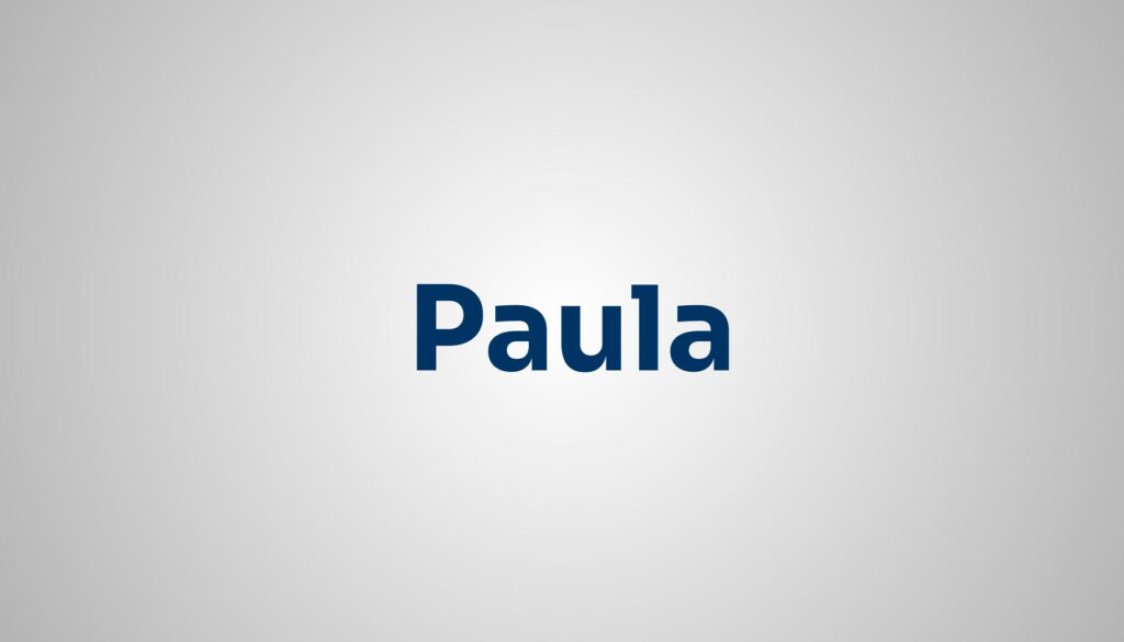 significado do nome Paula