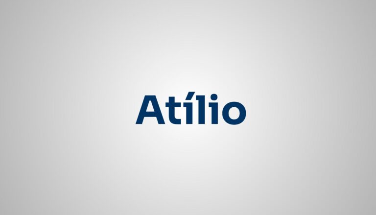 significado do nome Atílio