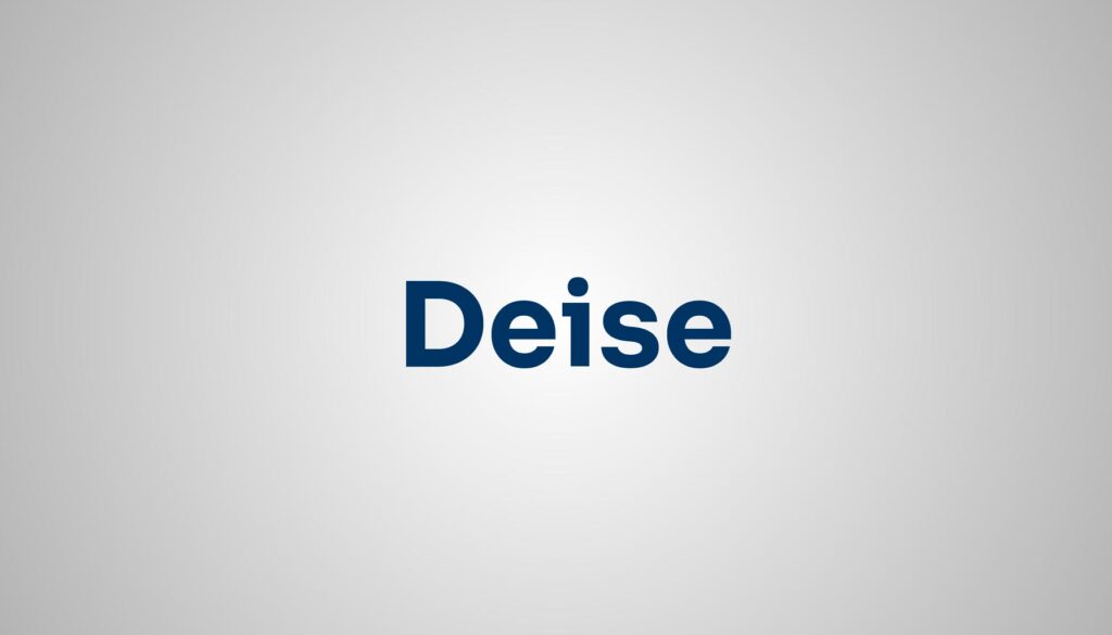 significado do nome Deise