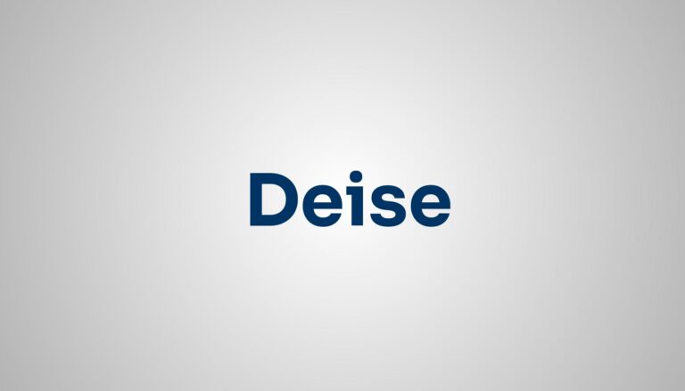 significado do nome Deise