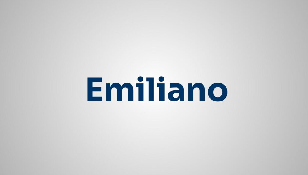 significado do nome Emiliano
