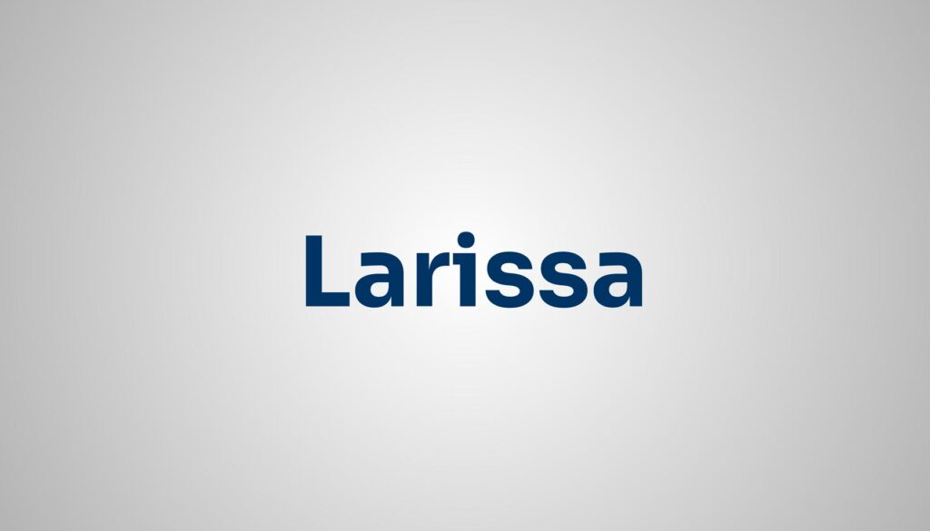 significado do nome Larissa