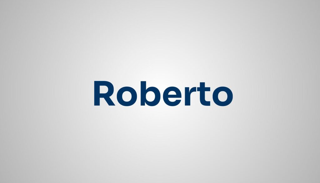 significado do nome Roberto