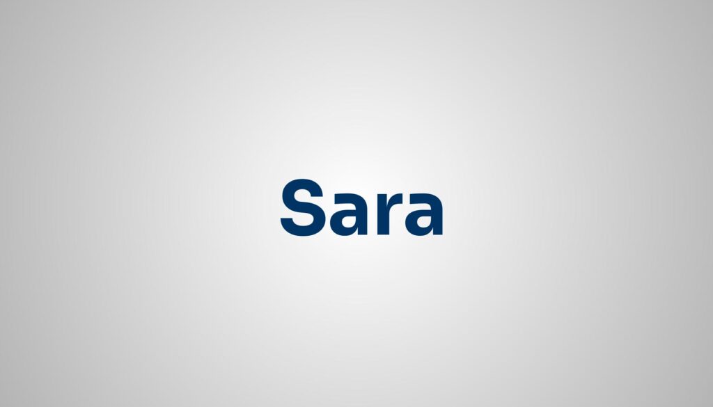 Significado do Nome Sara