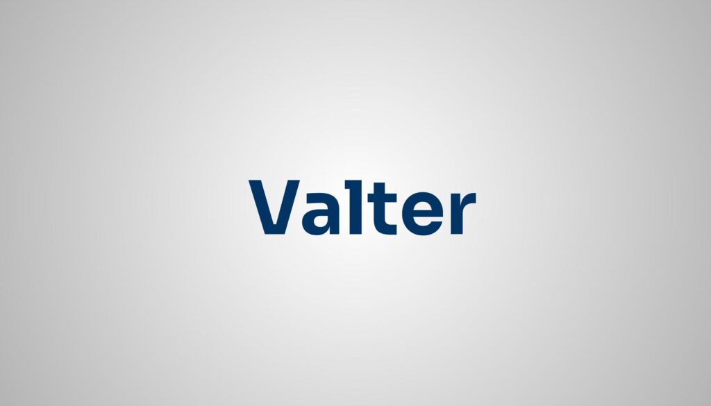 Significado do Nome Valter