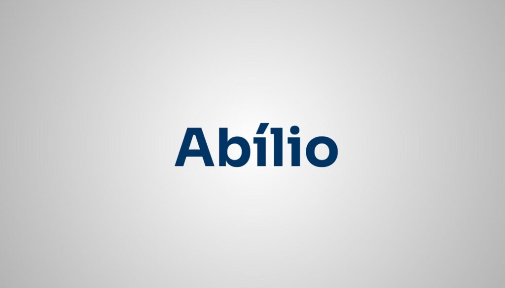 Significado do Nome Abílio