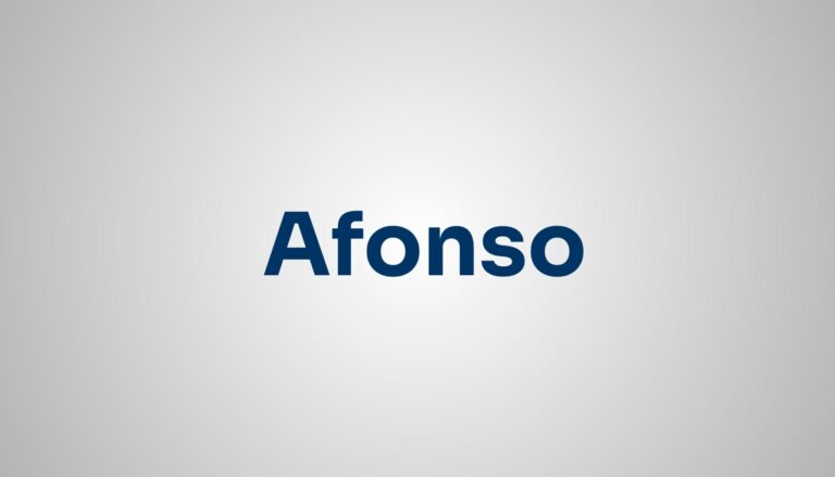 Significado do Nome Afonso