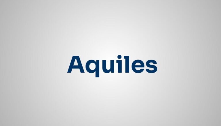 significado do nome Aquiles