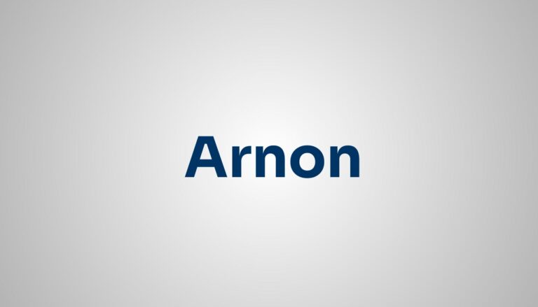 significado do nome Arnon