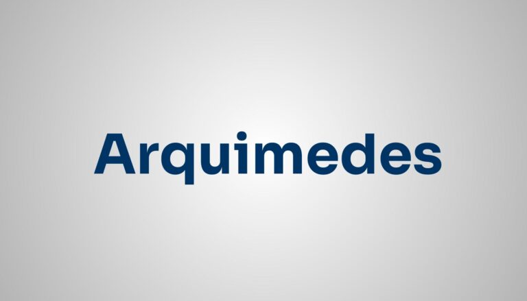 significado do nome Arquimedes