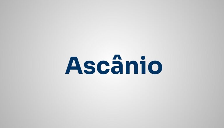 significado do nome Ascânio