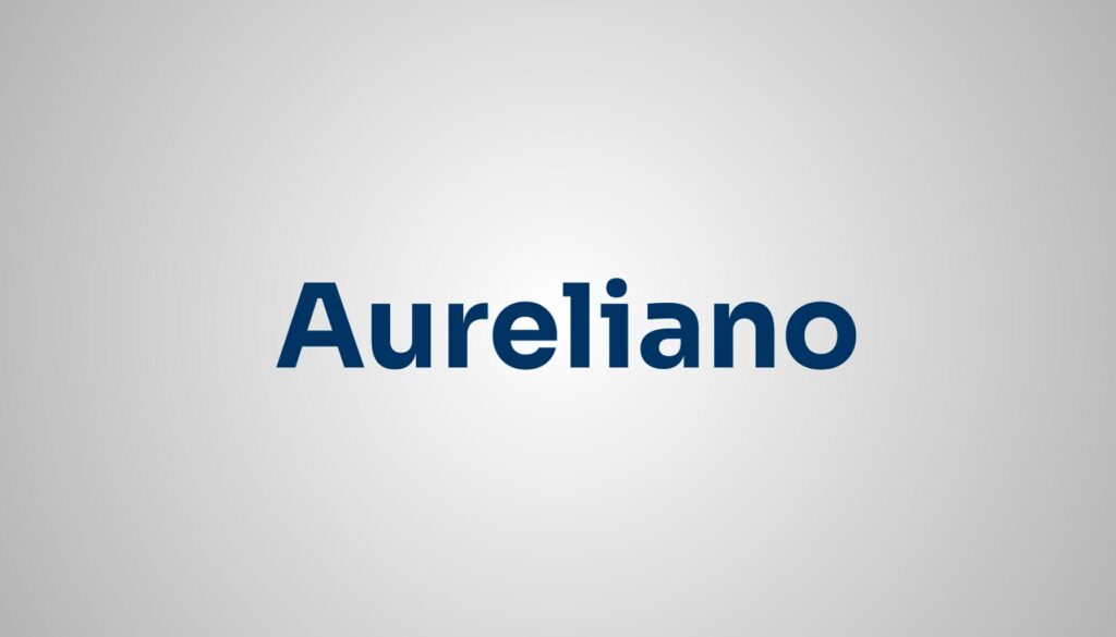significado do nome Aureliano