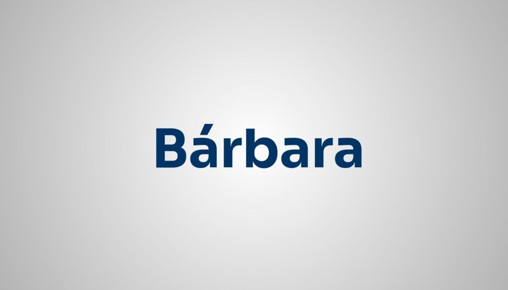 significado do nome Bárbara