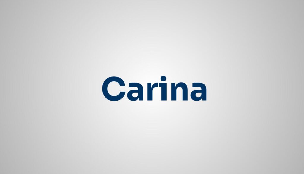 significado do nome Carina