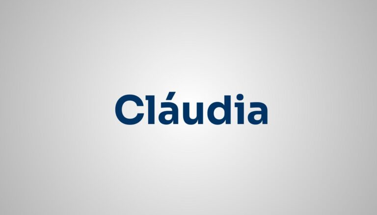 significado do nome Cláudia