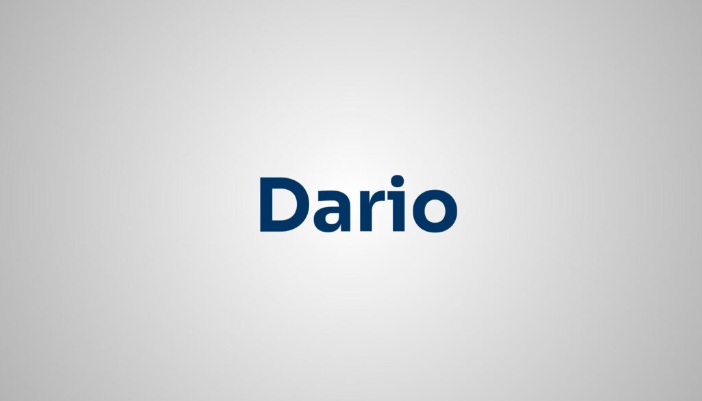 significado do nome Dario
