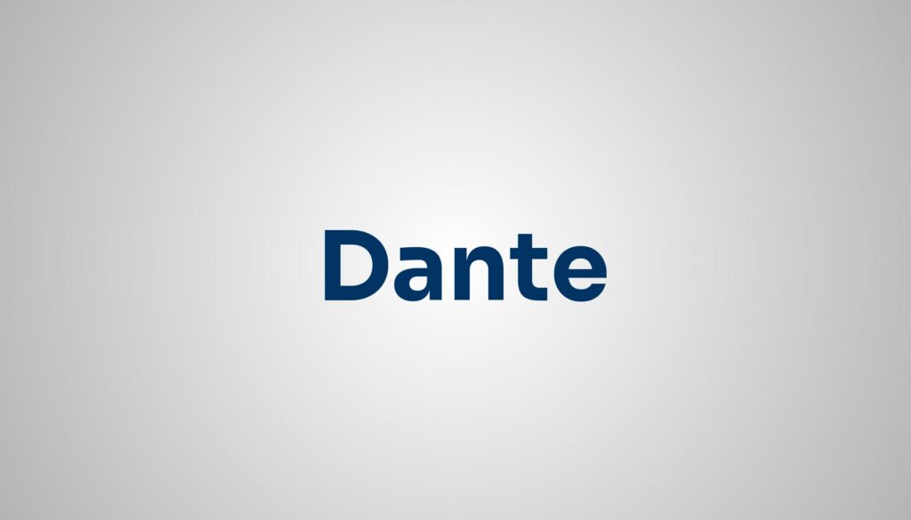 significado do nome Dante