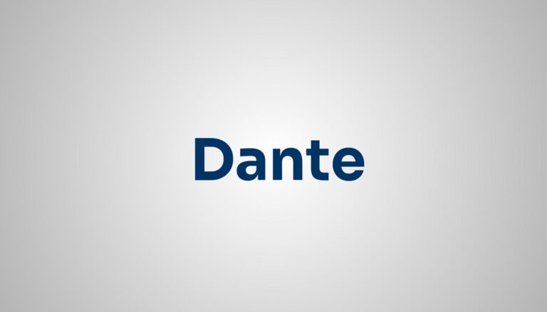 significado do nome Dante
