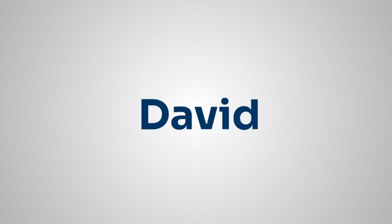 significado do nome David