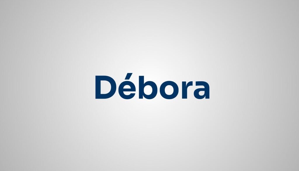 significado do nome Débora