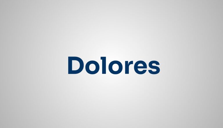 Significado do Nome Dolores