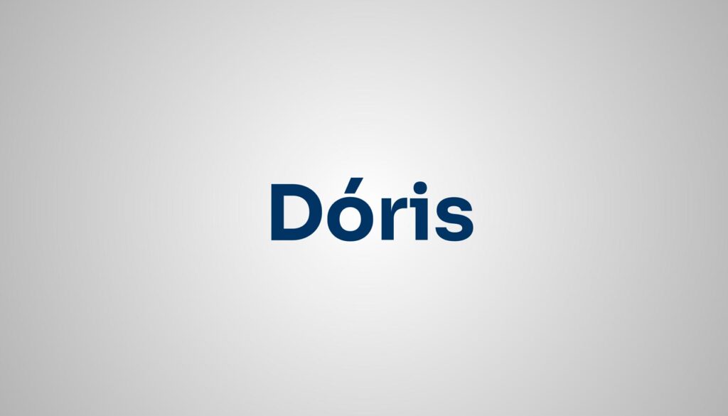 significado do nome Dóris