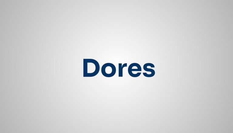 significado do nome Dores