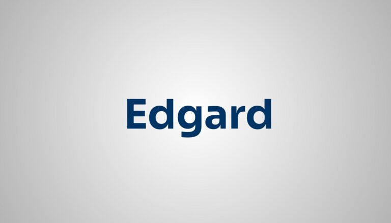 significado do nome Edgard