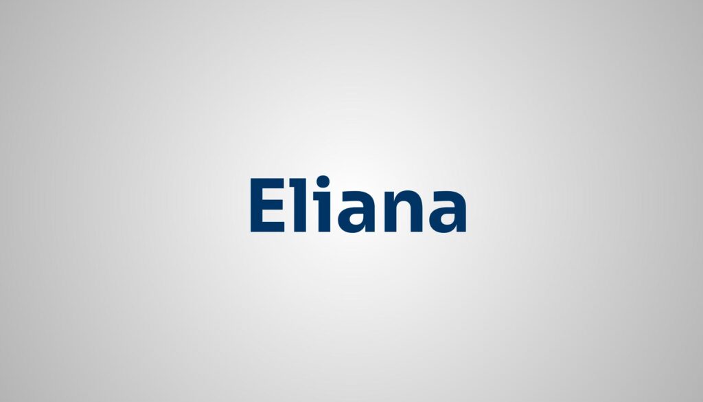 significado do nome Eliana