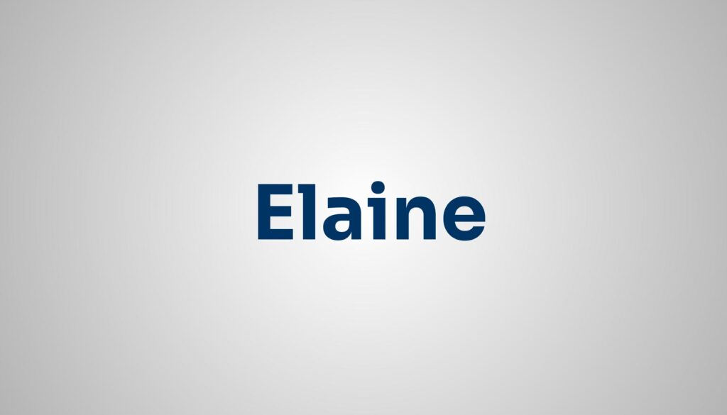 significado do nome Elaine