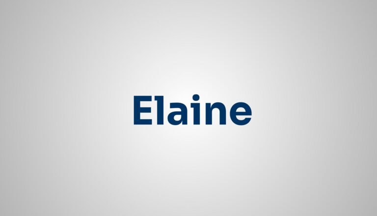 significado do nome Elaine