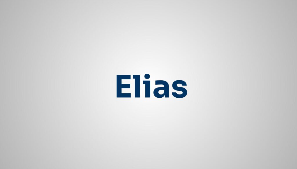 significado do nome Elias